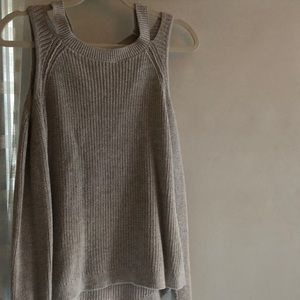 Hollister open shoulder sweater
